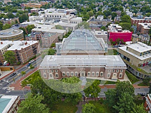 Harvard University aerial view, Cambridge, Massachusetts, USA