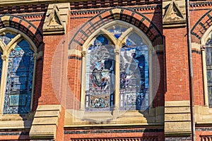 Harvard University church rich vitrail photo