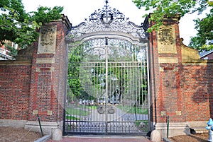 Harvard University Gate, Boston, USA