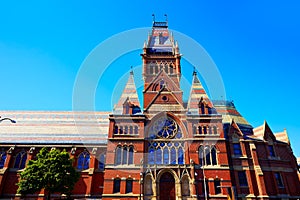 Harvard University historic building in Cambridge