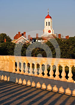 Harvard university from John Weeks Memorial Foodbridge