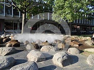 Harvard University Science Center Plaza, Cambridge, Massachusetts, USA