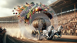 Harvest Dash: The Cornucopia Chariot Sprint