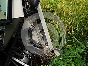 Harvesting of Combine harvester