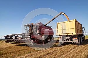 Harvesting with combines