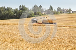 Harvesting with combines