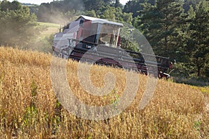 Harvesting with combines