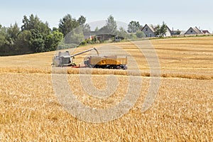 Harvesting with combines