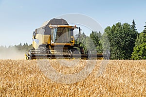 Harvesting with combines