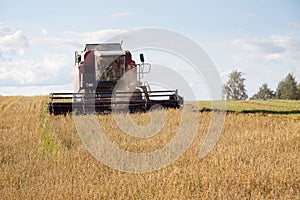 Harvesting with combines