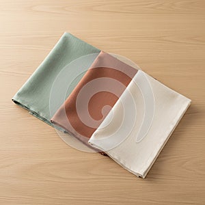 Has a subtle grain pattern complementing the warm earthy tones of the