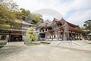 Hasedera temple, The famous temple in the city of Kamakura, Japan