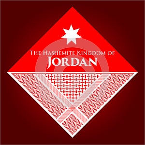 The Hashemite Kingdom of Jordan Vector banner