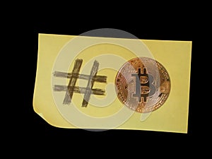 Hashtag Bitcoin photo
