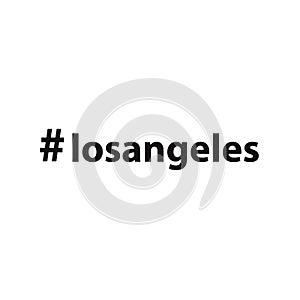 Hashtag losangeles.