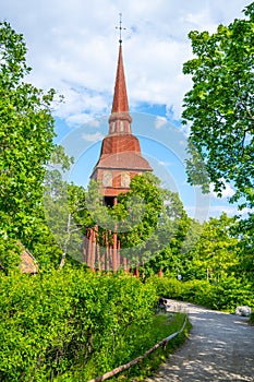 Hasjo bell tower at Skansen in Stockholm