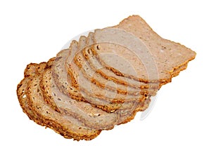 Haslet meat slices