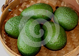 Hass Avocado in a woven bowl