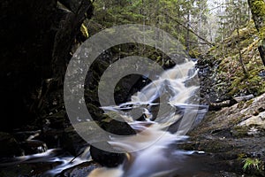 Hassafall Waterfall near JÃ¶nkÃ¶ping, Sweden