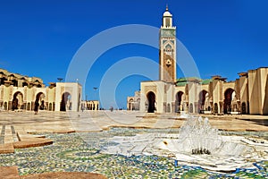 Hassan II mosque casablanca photo