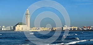 Hassan II mosque in Casablanca Morocco