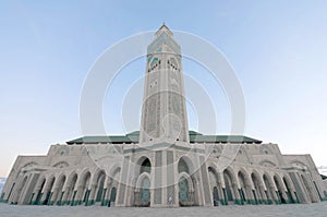 The Hassan II Mosque, Casablanca, Morocco.