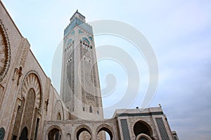 Hassan II Mosque in Casablanca,Morocco