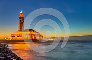 Hassan II Mosque in Casablanca, Morocco