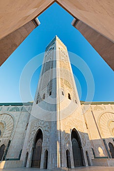 Hassan II Mosque is a mosque in Casablanca, Morocco. It is the largest mosque in Africa and the 3rd largest in the world.