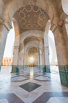 Hassan II Mosque is a mosque in Casablanca, Morocco. It is the largest mosque in Africa and the 3rd largest in the world.