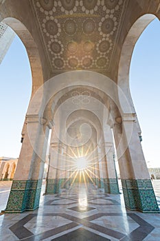 Hassan II Mosque is a mosque in Casablanca, Morocco. It is the largest mosque in Africa and the 3rd largest in the world.