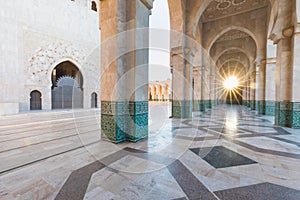 Hassan II Mosque is a mosque in Casablanca, Morocco. It is the largest mosque in Africa and the 3rd largest in the world.
