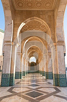 Hassan II Mosque is a mosque in Casablanca, Morocco. It is the largest mosque in Africa and the 3rd largest in the world.