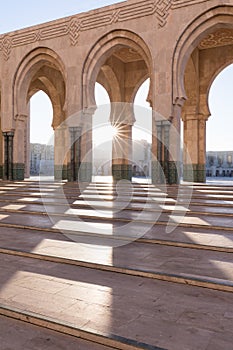 Hassan II Mosque is a mosque in Casablanca, Morocco. It is the largest mosque in Africa and the 3rd largest in the world.