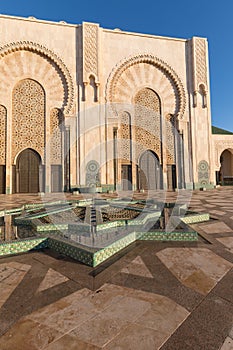 Hassan II Mosque is a mosque in Casablanca, Morocco. It is the largest mosque in Africa and the 3rd largest in the world.