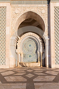 Hassan II Mosque is a mosque in Casablanca, Morocco. It is the largest mosque in Africa and the 3rd largest in the world.