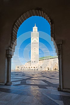 Hassan II Mosque is a mosque in Casablanca, Morocco. It is the largest mosque in Africa and the 3rd largest in the world.