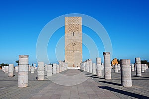 Hassan Tower in Rabat,Morocco