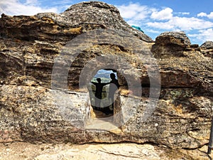 The Hassan Wall`s Lookout at Blue Mountains National Park, Sydney, Australia