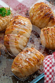 Hasselback Potatoes