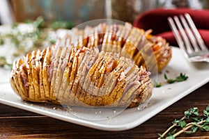 Hasselback potatoes