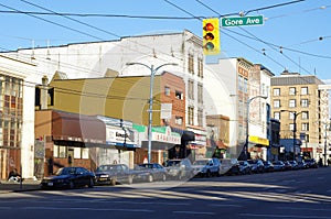 Hasting Street in Vancouver's Downtown Eastside