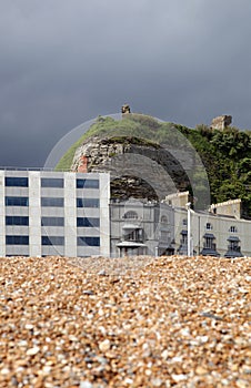 Hastings castle ruin