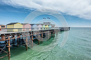 Hastings Pier in east sussex