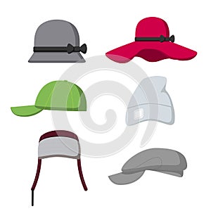 Hat and cap for men and women of different colors and styles