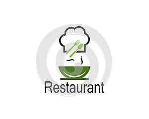 Hat chef logo template