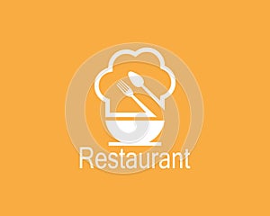 Hat chef logo template