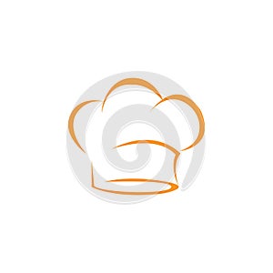 Hat chef logo template