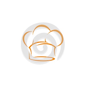 Hat chef logo template