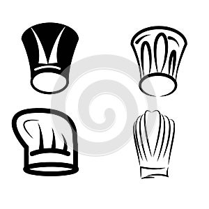 Hat chef logo template